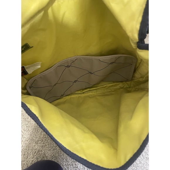 Burton Messenger Bag Laptop Bag Green Plaid Travel - Crossbody Multi Compartment - Picture 7 of 10